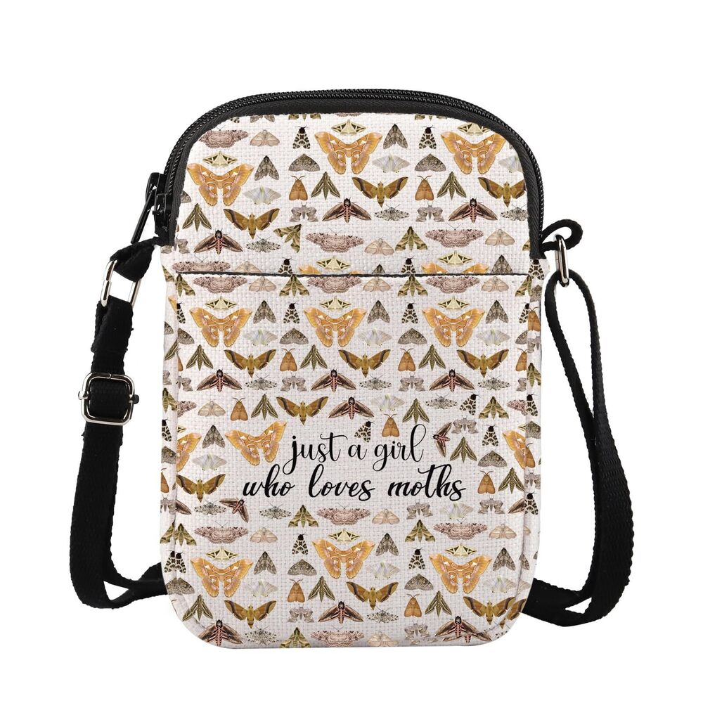 8268 Moth Crossbody Bag Moths Insect Gifts Swamp Moth & Luna Gift
